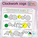 Clockwork cogs (10 distance learning worksheets for Visual