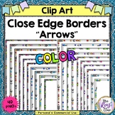 Close Edge Borders Arrows (Color) 40 PNG Borders for Comme