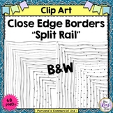 Close Edge Borders - Thin Edge Borders  (34 borders in tal