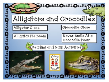Preview of Close Informational Reading - Alligators and Crocodiles with Activities