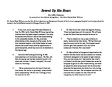 Close Read Common Core Aligned "Sewed Up His Heart" Lesson