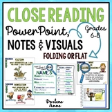 Close Reading & Annotation PowerPoint, Guided Notes, & Visuals