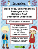 December 7th (V1) Common Core Close Read with Text Depende