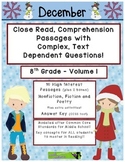 December 8th (V1) Common Core Close Read with Text Depende