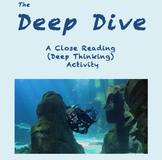 The Deep Dive - Close Reading (aka DEEP THINKING) Activity