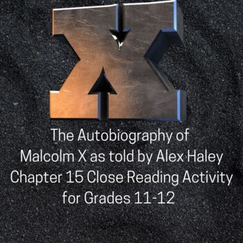 Preview of SAT/ACT Prep The Autobiography of Malcolm X Chapter 15 Close Reading Activity