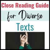 Close Reading Activity for Texts About Diversity and Inclusion
