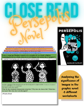 Preview of Close Reading Analysis of Persepolis: Graphic Novel