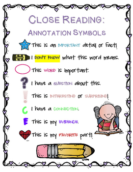 Close Reading Annotations by Dedicated to Special Education | TPT