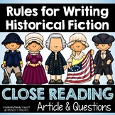 Close Reading Article: "Rules for Writing Historical Fiction"