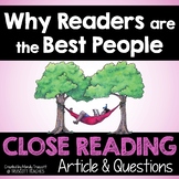 Close Reading Article: "Why Readers are, Scientifically, B