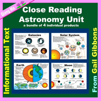 Preview of Close Reading: Astronomy Unit
