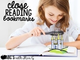 Close Reading Bookmarks