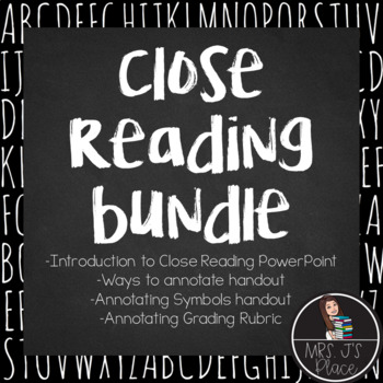 Preview of Close Reading Bundle