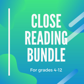 Preview of Close Reading Bundle