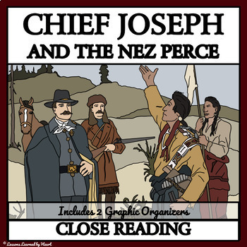 Preview of Chief Joseph and the Nez Perce - Printable Close Reading