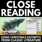 Christmas Close Reading Passages for Middle School - Strat