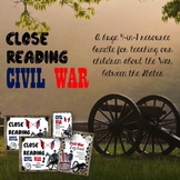 Civil War Reading Passages and Activities BUNDLE