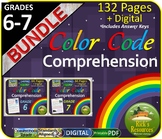 Close Reading Comprehension Color-Coding Grades 6-7 - Prin
