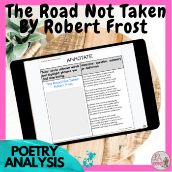 Preview of Close Reading Comprehension Passages | Robert Frost