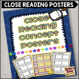 Close Reading Reading Response Posters