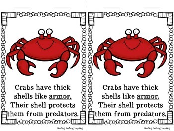 crabs reading teaching close inspiring creating