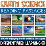 Earth Science Reading Comprehension Passages & Questions D