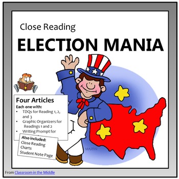 Preview of Close Reading- Elections