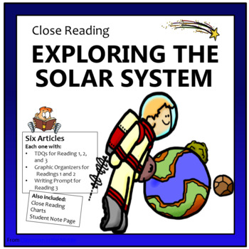 Preview of Close Reading - Exploring the Solar System