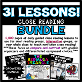 Close Reading Lesson Bundle: A Year of Close Reading