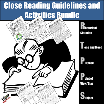 Preview of Close Reading Strategies Activities Bundle Unit