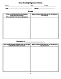 Close Reading Organizer for Fiction (Best for Secondary Li