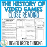 History of Video Games Reading Comprehension Passages and 