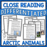 Arctic Animals Unit Reading Comprehension Passages and Que