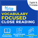 Close Reading Passages | ESL Reading Comprehension | ESL V