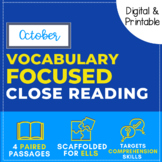 Close Reading Passages | ESL Reading Comprehension | ESL V