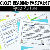 Close Reading Passages | Space Theme | Comprehension