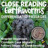 Close Reading Passages and Questions for Earthworms