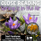 Close Reading Passages and Questions for Signs of Spring