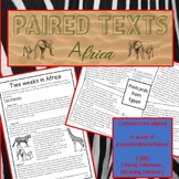 Close Reading Passages & questions- AFRICA.