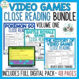 Video Games Reading Comprehension Passages and Questions P