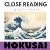 Close Reading Poetry Activities - Hokusai Art & Poetry Act