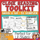 Close Reading Comprehension Toolkit - FREEBIE - Use with a
