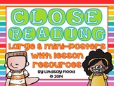 Close Reading Posters & Lesson Resources