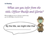 Close Reading Question Slides for Officer Buckle and Gloria