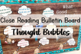 Close Reading Questions Thought Bubble Bulletin Board Deco