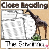 Close Reading Savanna Biome