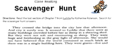 Close Reading Scavenger Hunt for Lyddie Chapter 7