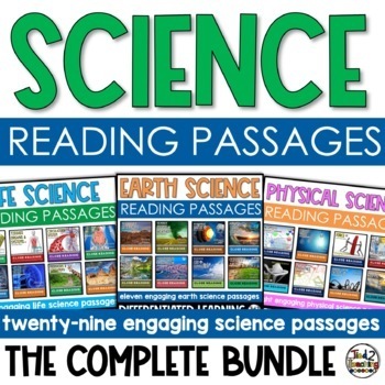 Preview of Science Differentiated Text Evidence Reading Passages & Comprehension Questions