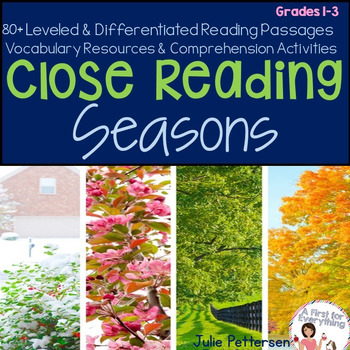 Preview of Close Reading Seasons